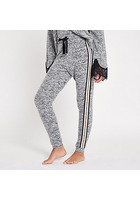 River Island Pantalon De Jogging Confort Gris Chiné