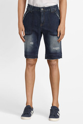Bermuda En Jean Destroyed Julio