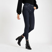 River Island Amelie - Jean Skinny En Denim Foncé