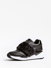 Sneaker Tinsel Cuir Fausse Fourrure