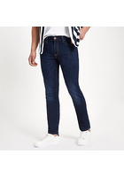 River Island Dylan - Jean Slim Bleu Foncé Délavé