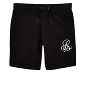 River Island Short Ajusté Noir Brodé