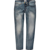 River Island Wrangler - Jean Bryson Bleu Clair