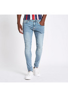 River Island Jean Super Skinny Bleu Clair