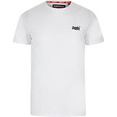 River Island Superdry - T-shirt Ras-du-cou Blanc à Logo Imprimé