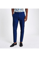 River Island Pantalon De Costume Skinny Bleu Vif