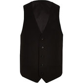 River Island Gilet De Costume Noir