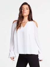 Top Ouverture Frontale Liens Manches