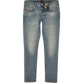 River Island Sid - Jean Skinny Délavé Bleu Clair