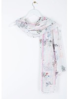 Foulard Imprimé Rose Femme Taille Tu - Scottage