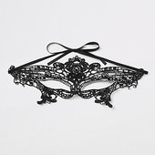 River Island Masque En Dentelle Noir D'halloween