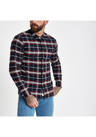 River Island levi's - Chemise à Carreaux Violette