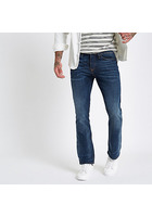 River Island Clint - Jean Bootcut Bleu Foncé