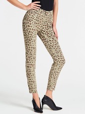 Pantalon Skinny Animalier